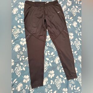 Nike Black Joggers with White Accents